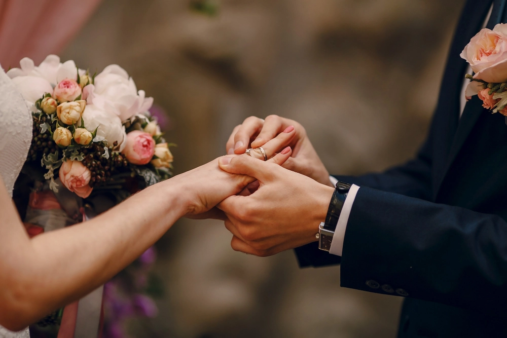 Convite digital de casamento elegante