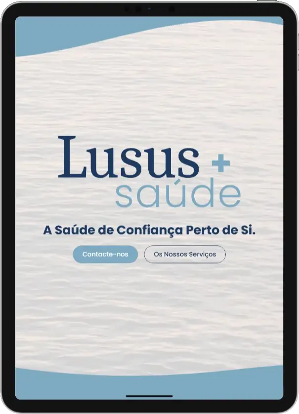 Lusus Saúde em Tablet