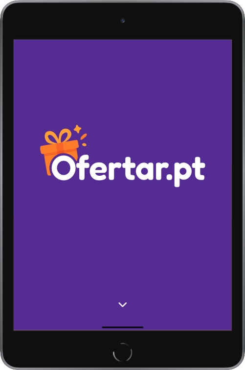 Ofertar.pt em Tablet